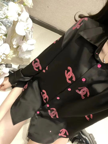 New Versatile Loose Long Sleeve Shirt 1024042910