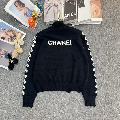 Crew neck knitted sweaters, sweaters XC1823090601