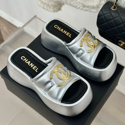 CNL Women Leather Platform Sandal 0724062801