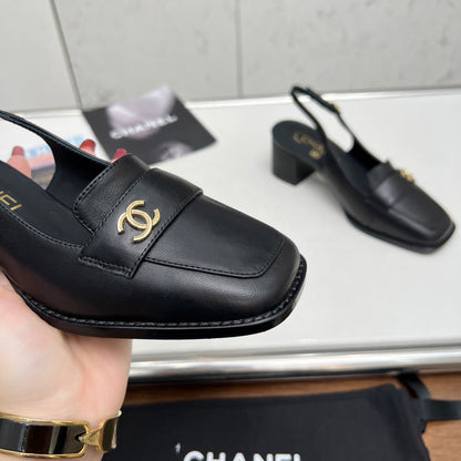 Chane1 top fashion classic flat toe thick heels 0724030818