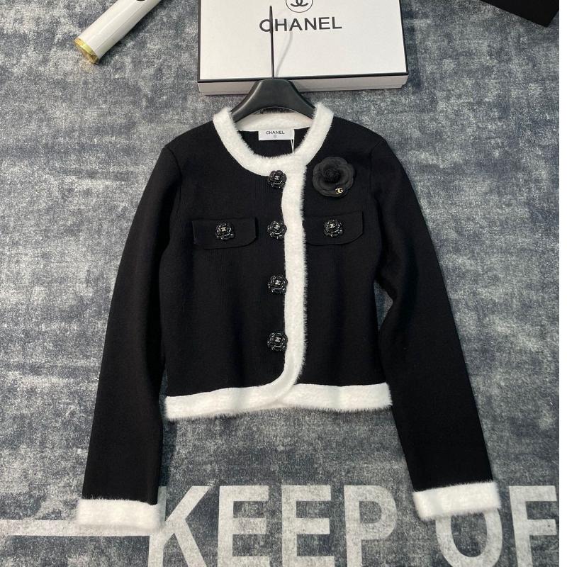 CHA Fashion Camellia Knitted Sweater Cardigan Jacket 0724012306