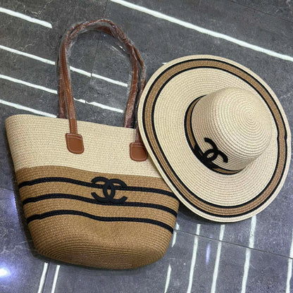 New Fashion Hundred Beach Hat and Bag Set 1025040113