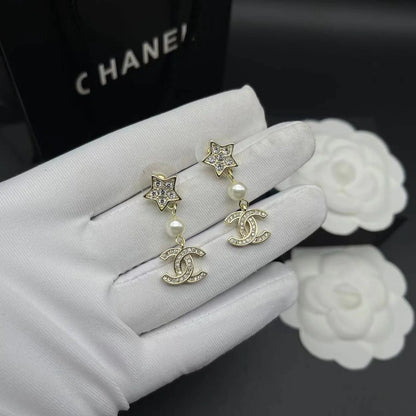 Fashionable Tassel Full Diamond Earrings 1024010313