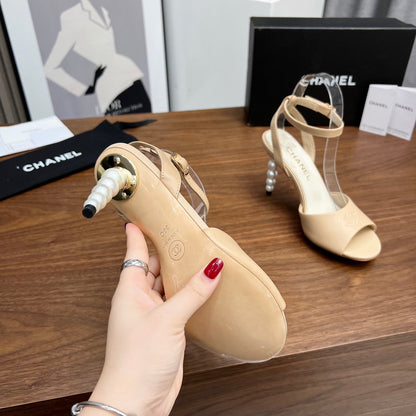 Chane1 top fashion classic pearl high heels 0724030817