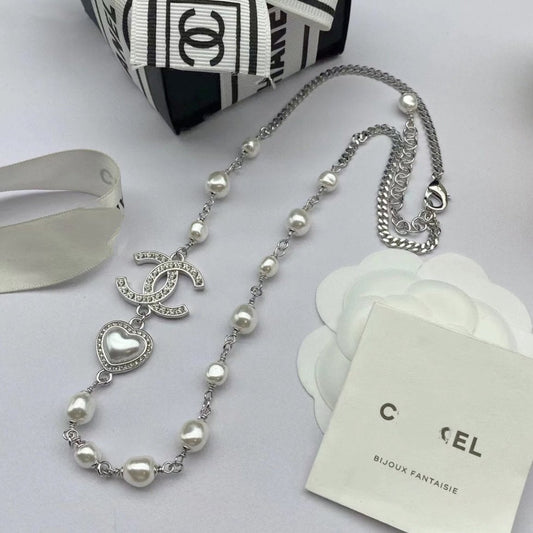 Premium Double C Letter Necklace 0823112207