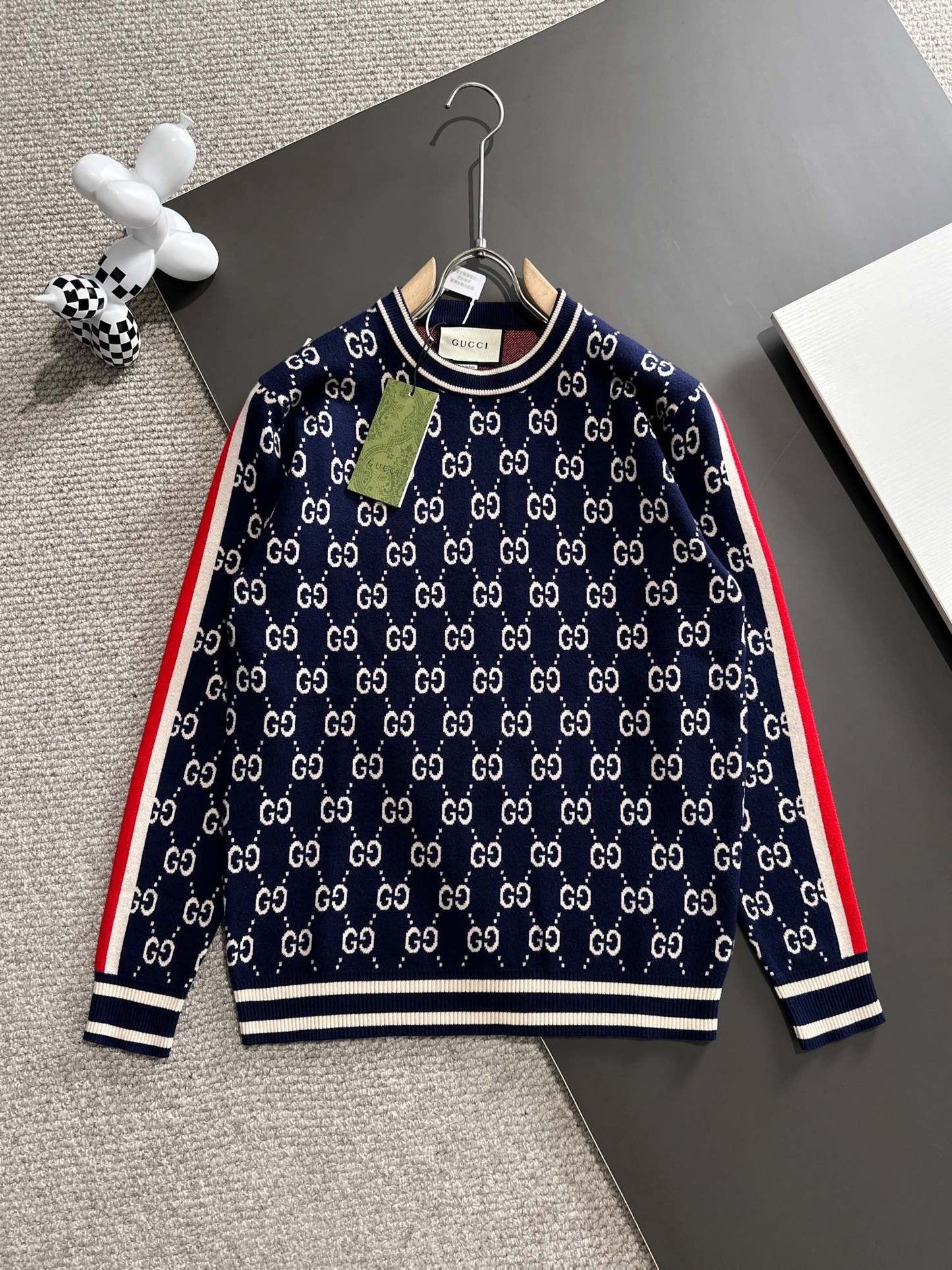 GG Fashion Print Crewneck Sweater 0724121810