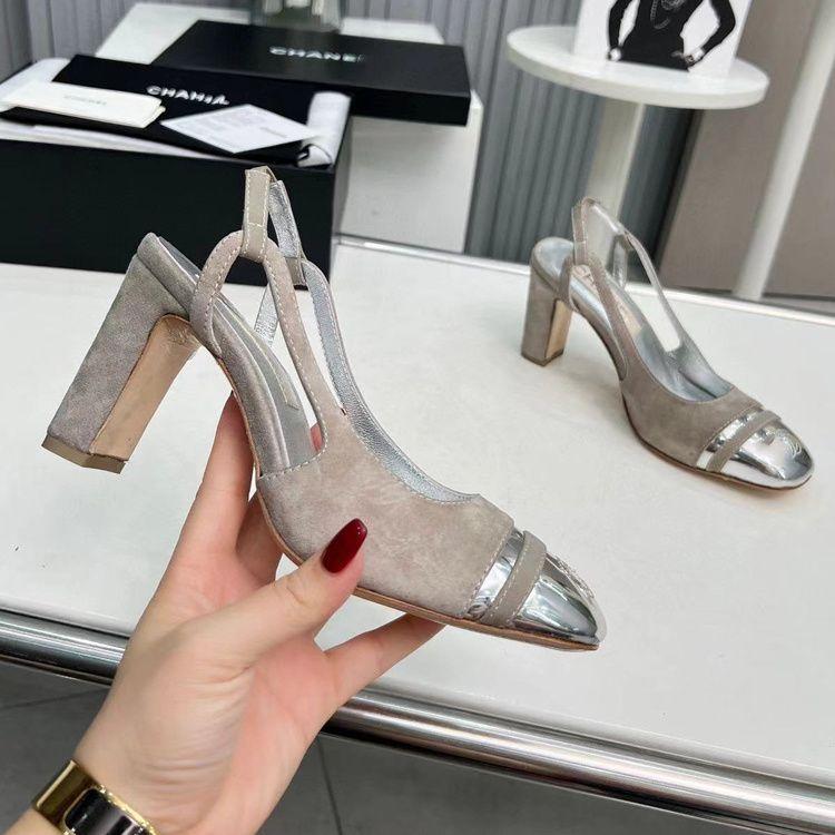 New High Heels Mary Jane Square Toe Sandals  1024031804