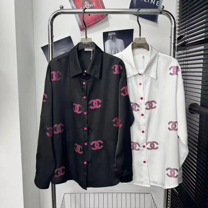 New Versatile Loose Long Sleeve Shirt 1024042910