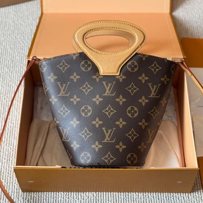 Fashion Hundred Old Flower Bucket Bag Handbags 1025042212