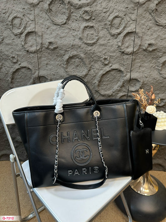 CNL Fashion Leather Top Handle Tote Bag 0724082611