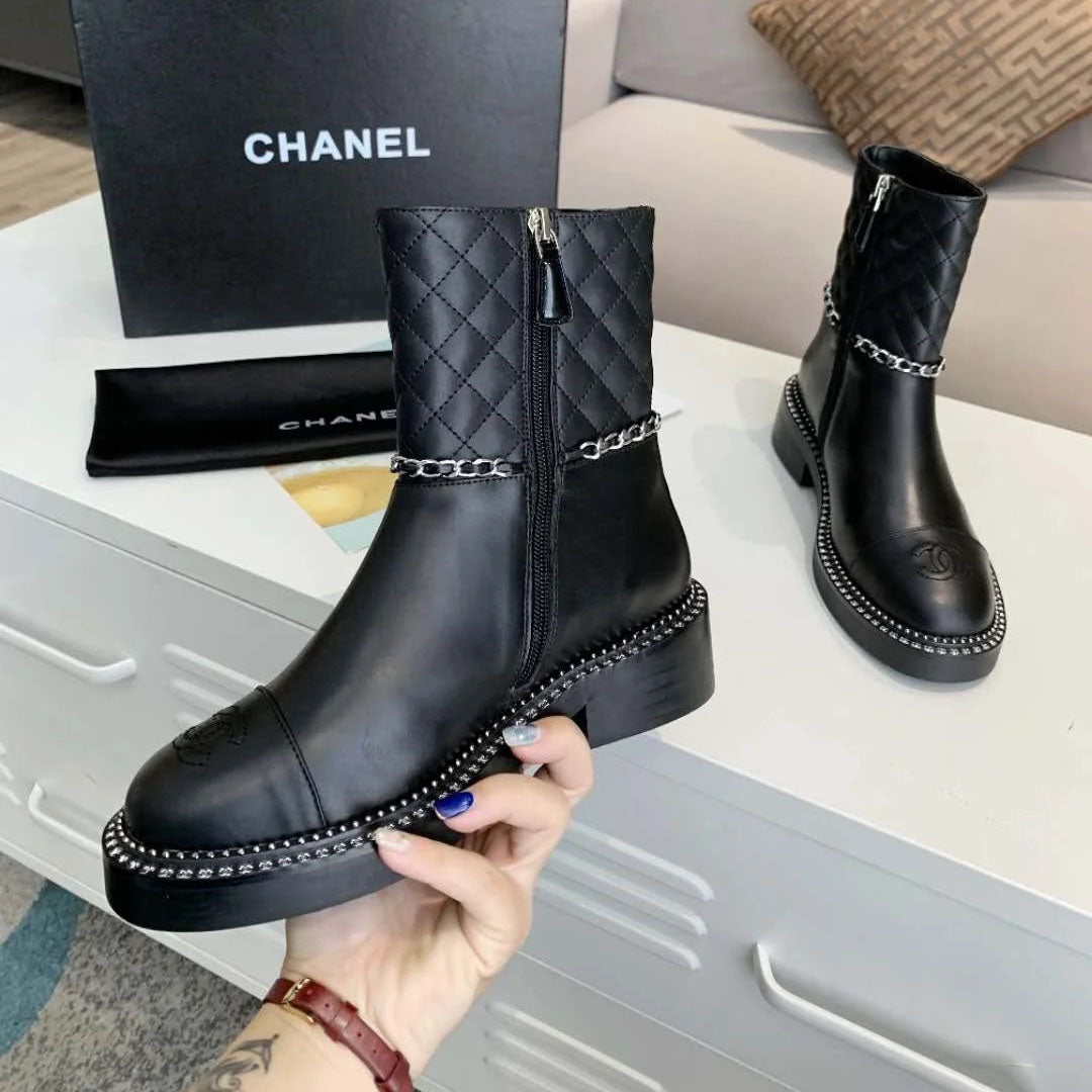 CH New style genuine belt chain boots PD24092320