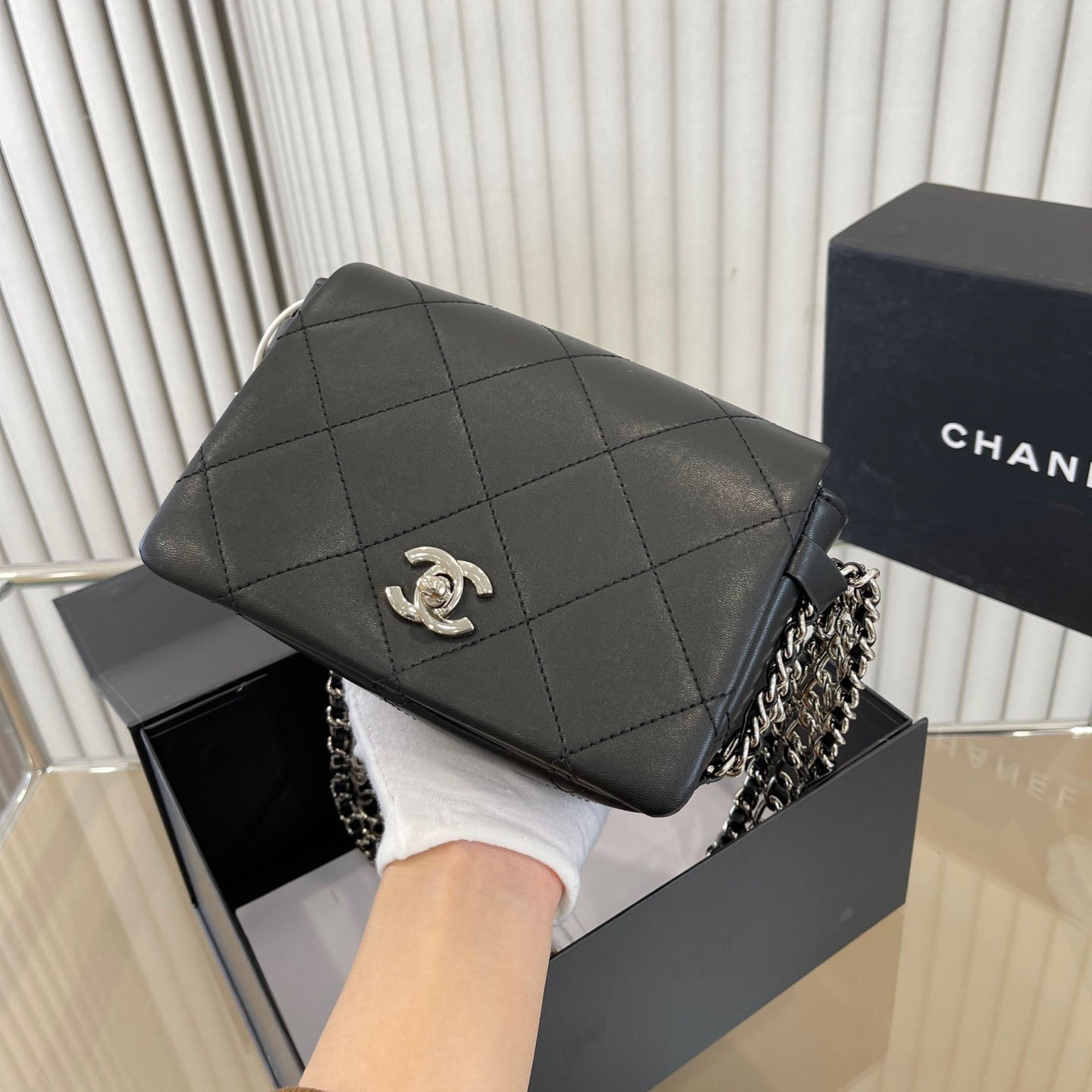 Black Luxury Design Chain Bag WLFBG23021721