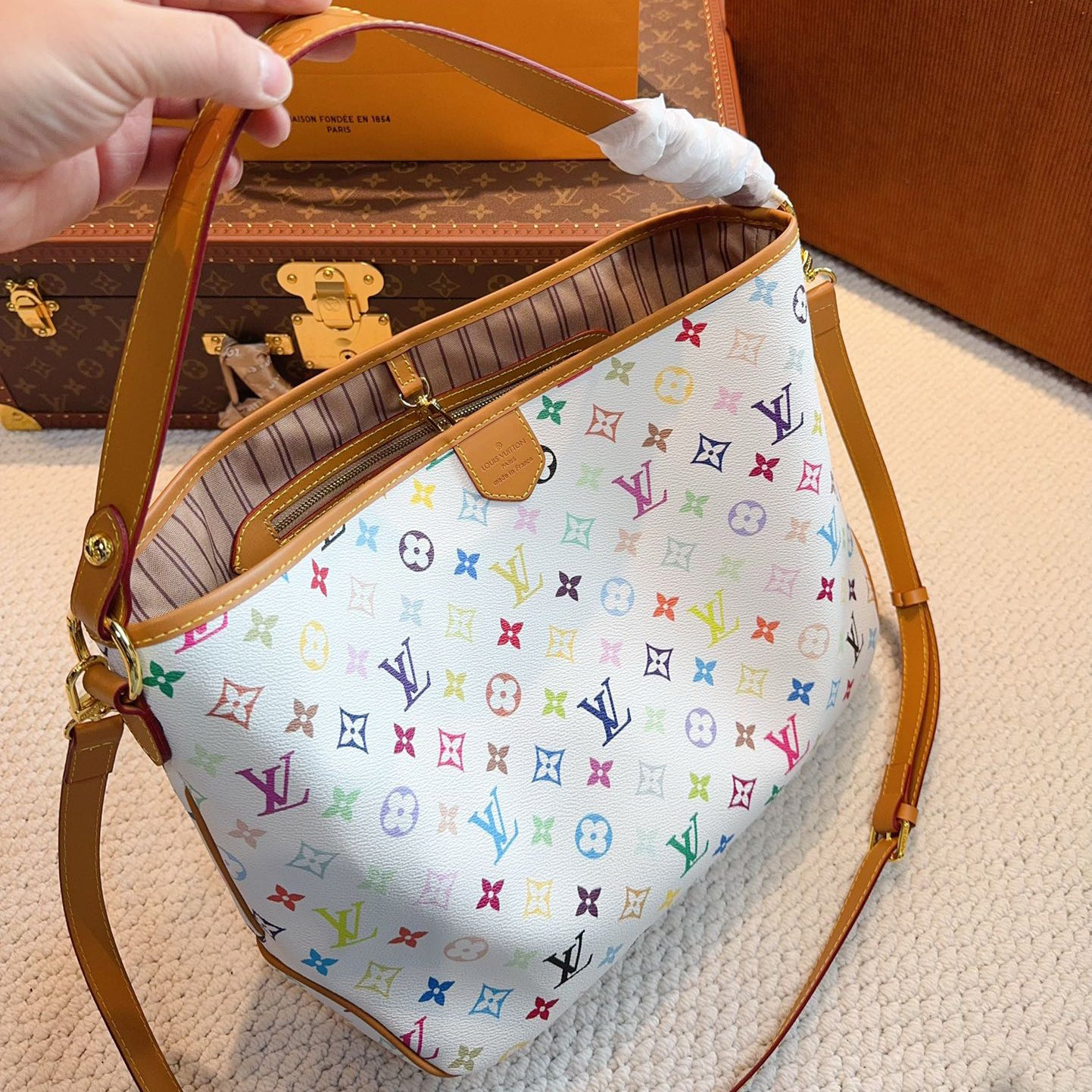 All-match commuting tote bag 1824041107