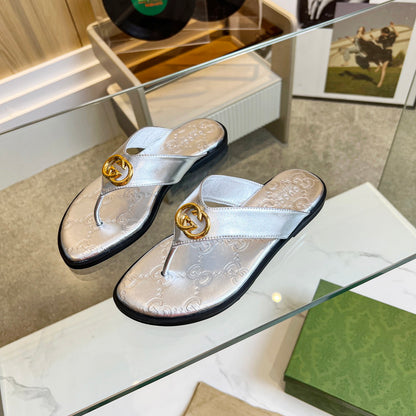 print couple flip flops 03081