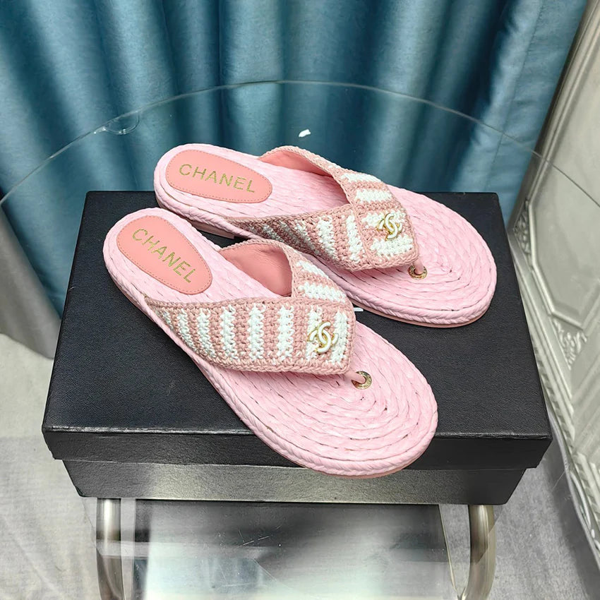 Luxury woven women's sandals 1024071602