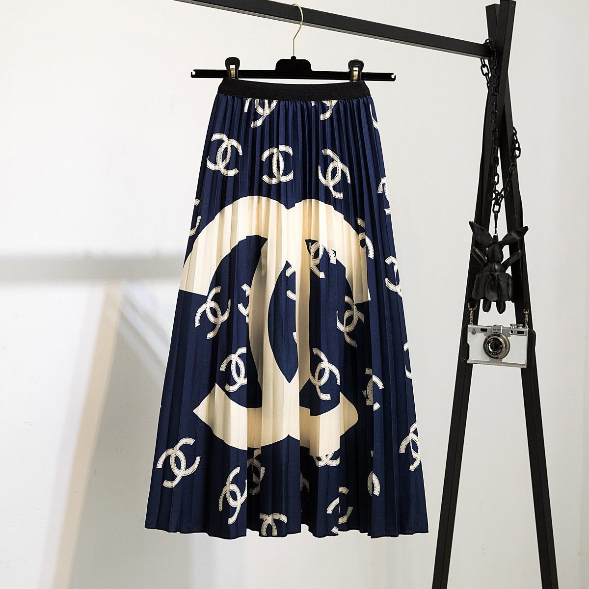 Fashion printed large swing skirt PD10061615