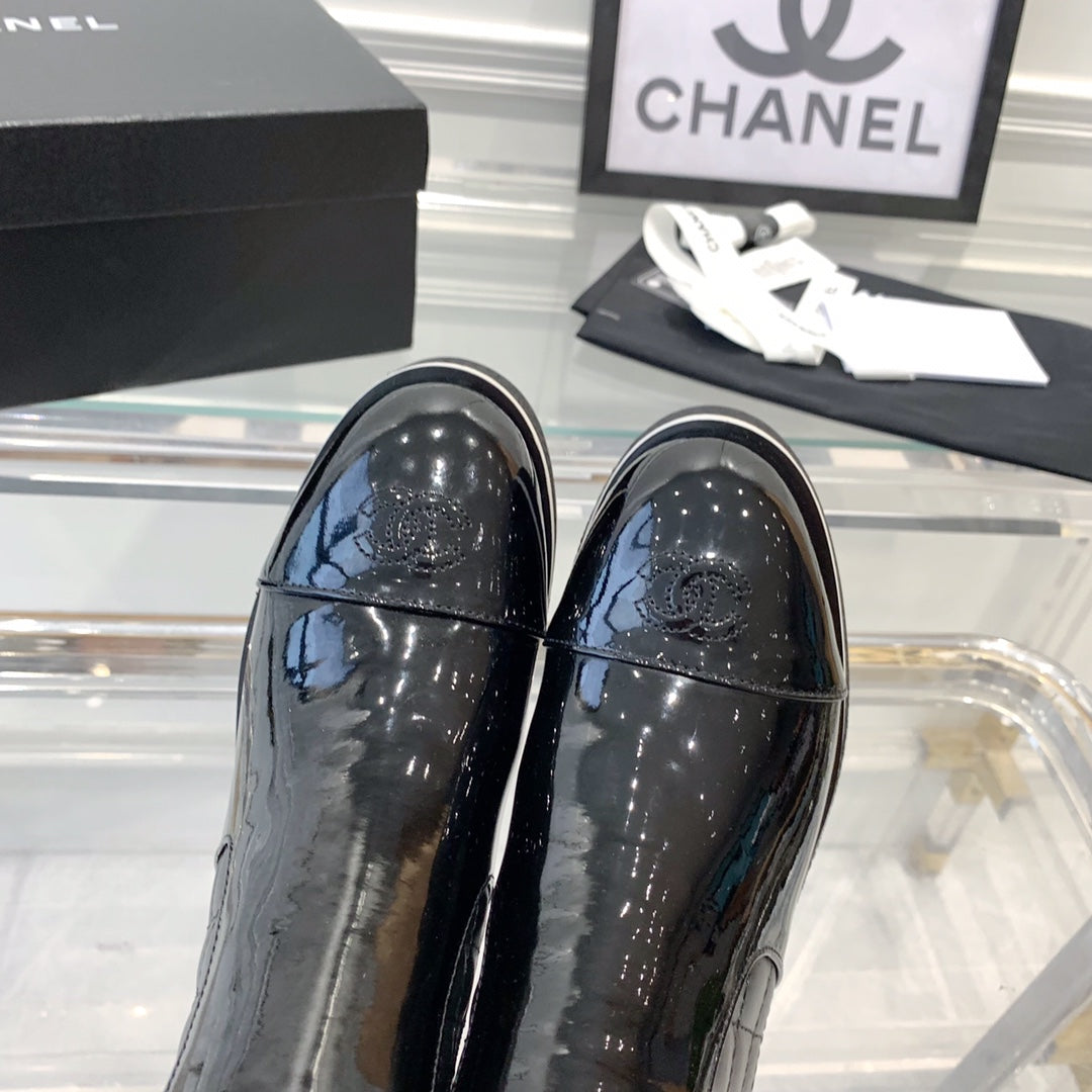 CNL fashionable rhombus leather boots 0724102317