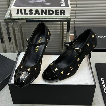 New fashionable and versatile suede high heels 1024031908