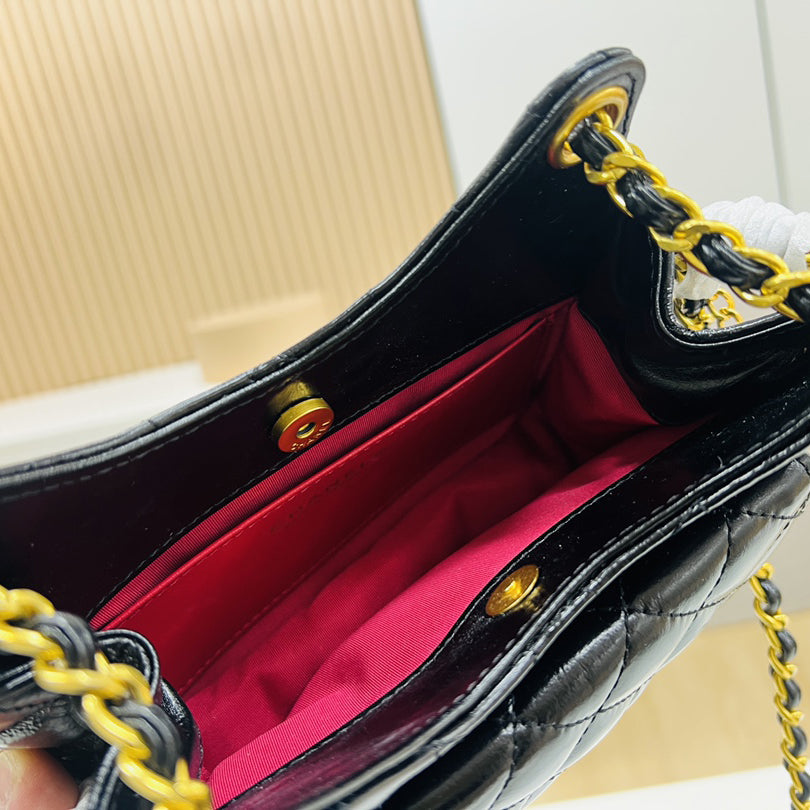 New Gold Coin Croissant Bag