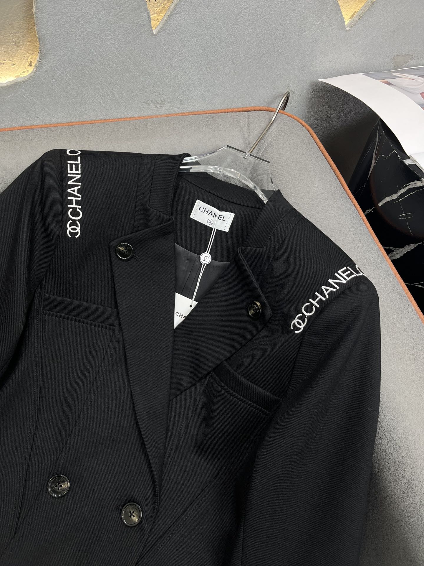 CNL24SS autumn and winter new suit jacket/letter embroidery 0724121107