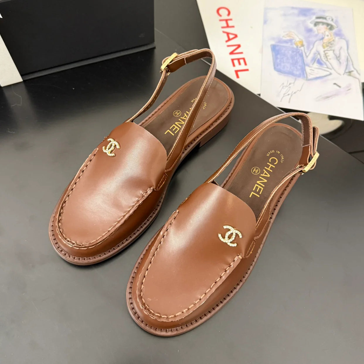 25c new 3cm heel buckle back strap sandals 1025032819