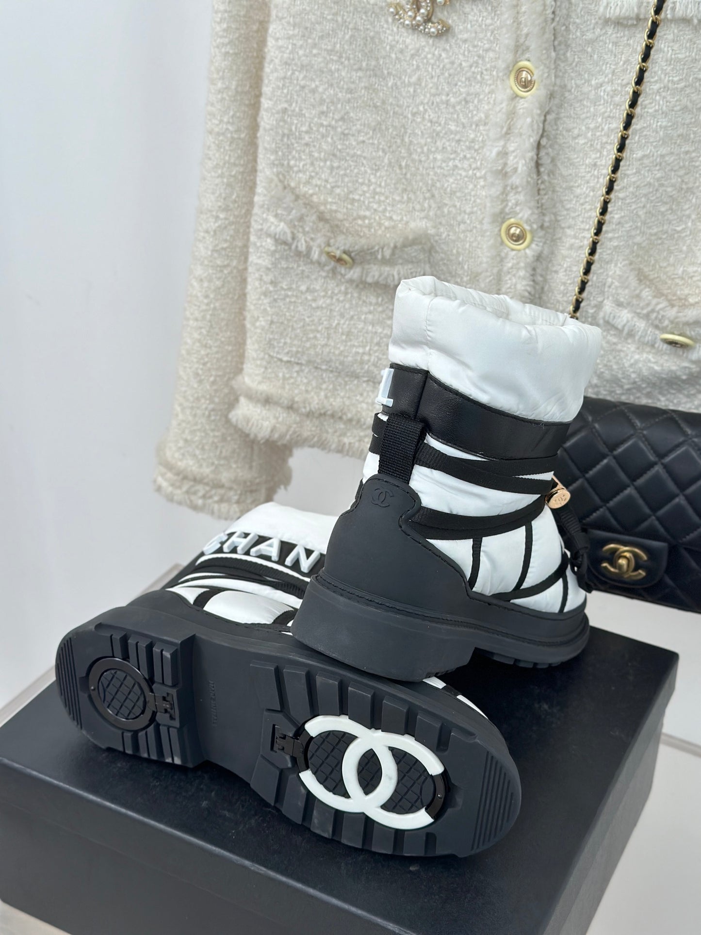 CL Cruise Leather Block Heels High Heel Boots 0423112101