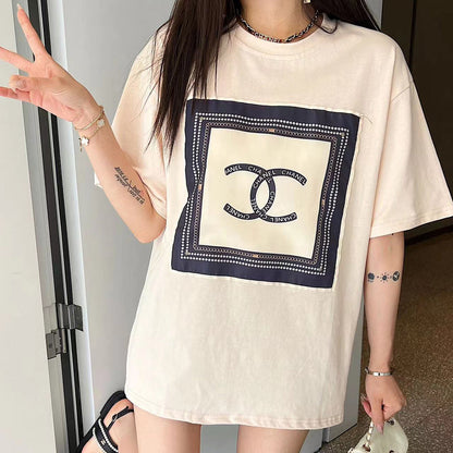 Fashion all-match round neck short sleeves MM10041347