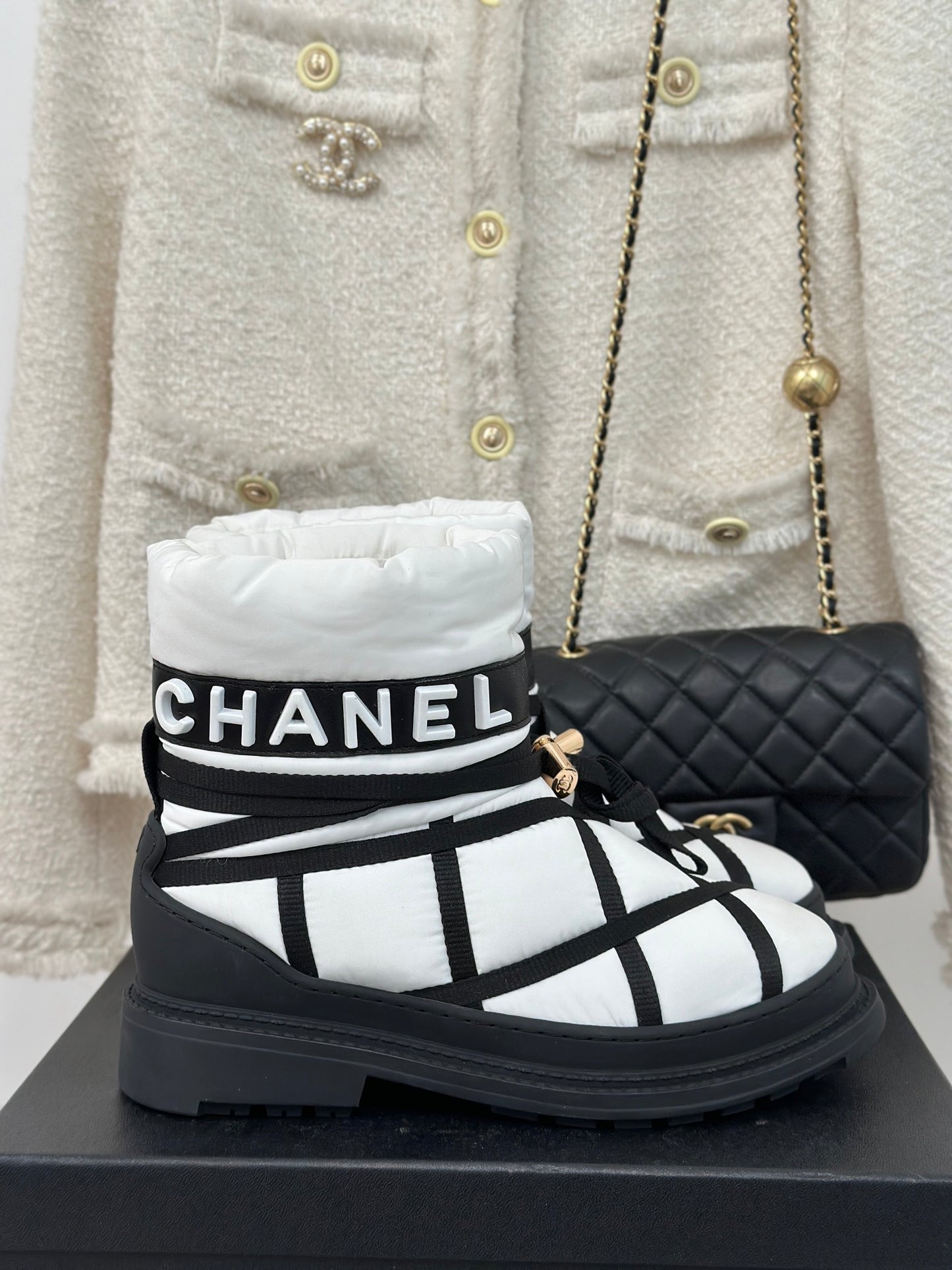 CL Cruise Leather Block Heels High Heel Boots 0423112101