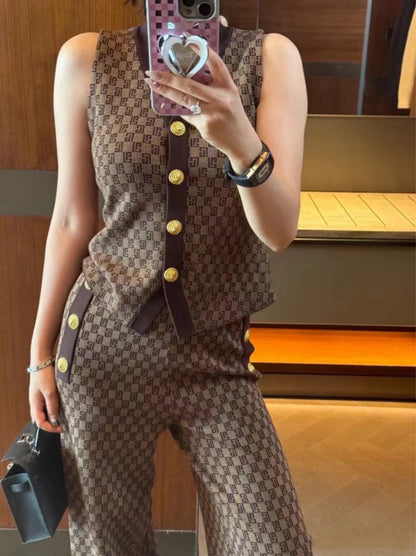 BRM printed vest set 0724090306