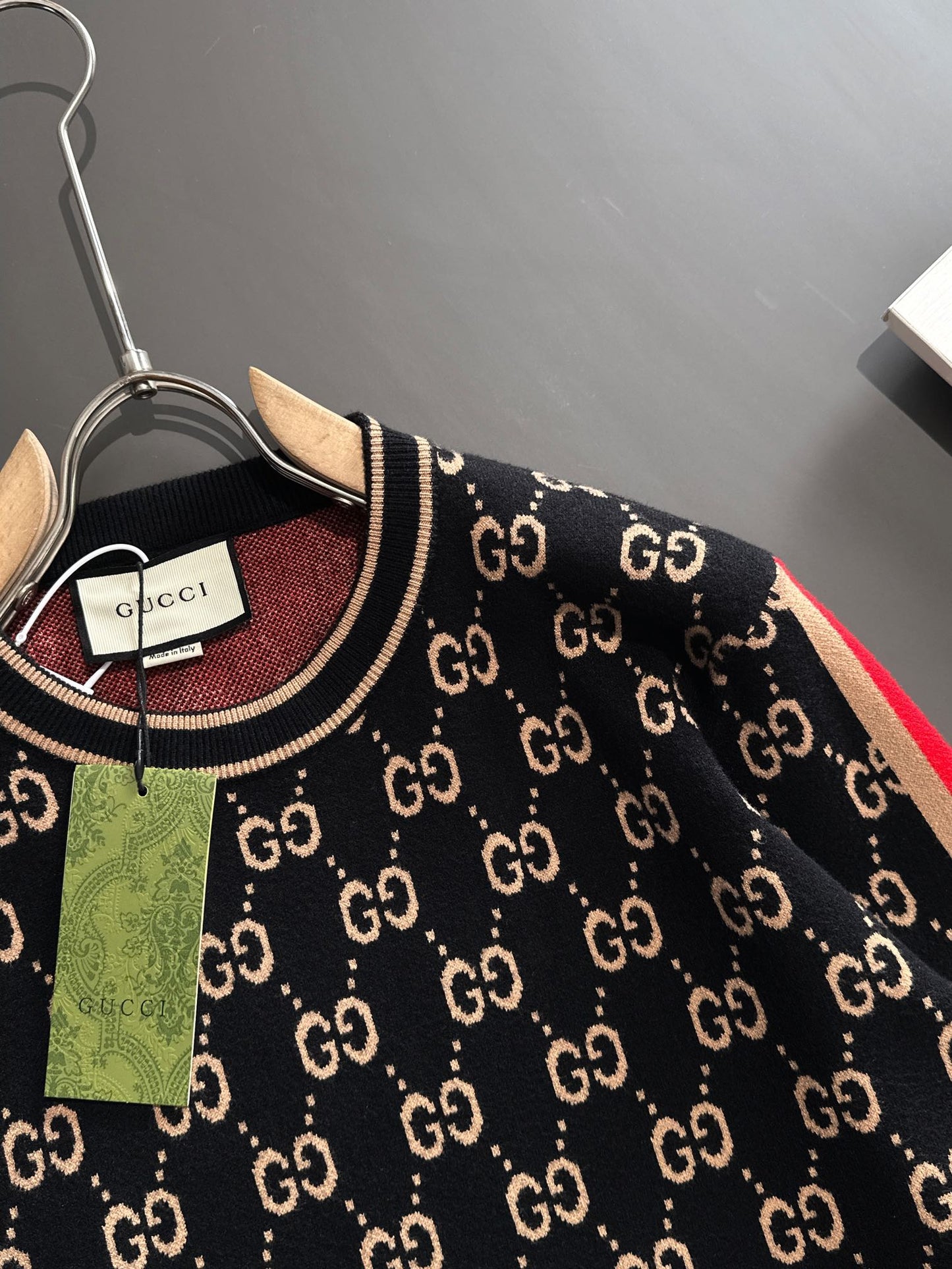 GG Fashion Print Crewneck Sweater 0724121810