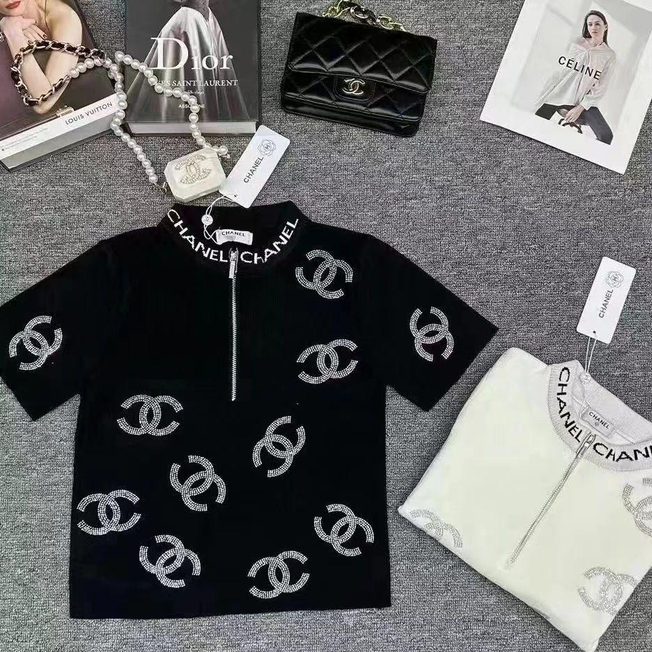 Fashion short sleeved T-shirt knit sweater 1024022613