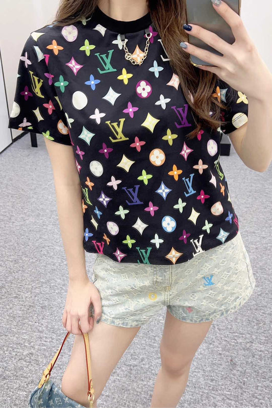 LVV Fashion Women's Printed T-shirt 0725021001