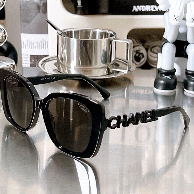 Black Frame Plain UV Protection SunglassesPD05202411904