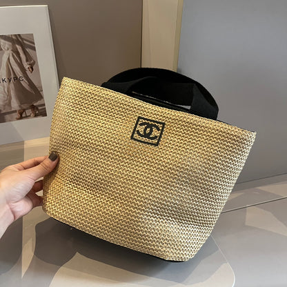 CNL summer pastoral woven handbag 0724041119