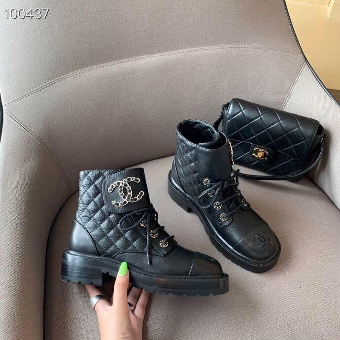 New Versatile Lace Up Small Leather Boots 1023121313