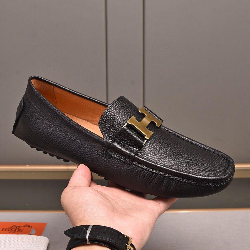 Genuine Leather Casual Comfortable Men's Slip-on ShoesPD05202412401