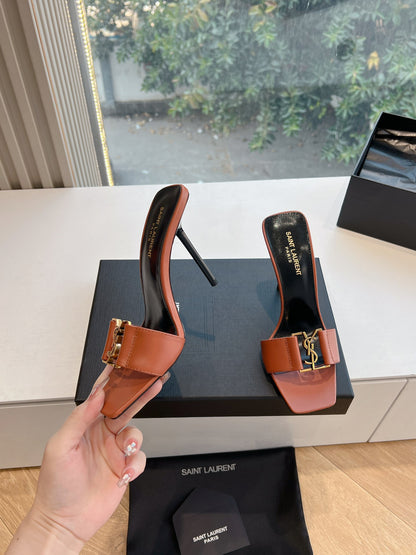 YSL high heel sandals slippers 0725021402