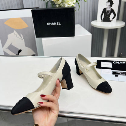 Chane1 top fashion classic color block high heels 0724030816
