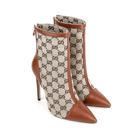 New Fashion Pointed Thin Heel Women's Short Boots PF1023110714