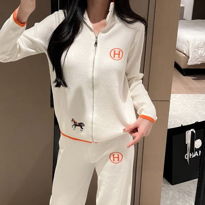 HH Fashion jacquard knit suit 0724101109