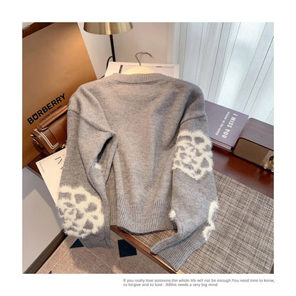 Small Fragrant Style Camellia Women's Autumn And Winter Sweater -PD052023122803