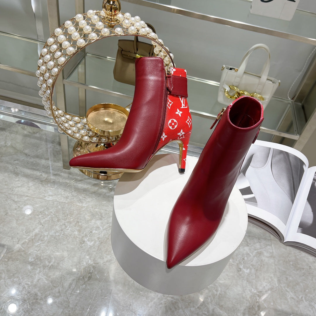 Lvv fashionable skinny ankle boots 0725090812