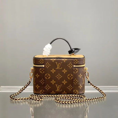 Luxury-VL VANITY Small Handbag Cosmetic Bag PD0423081608