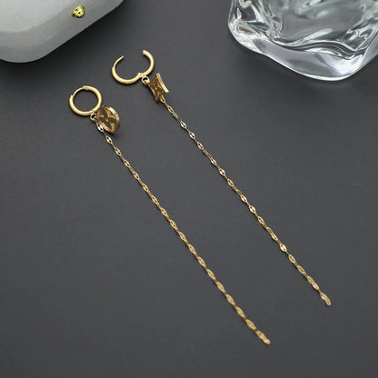 New Fashion Simple Flying Flower Tassel Earrings 1024050904