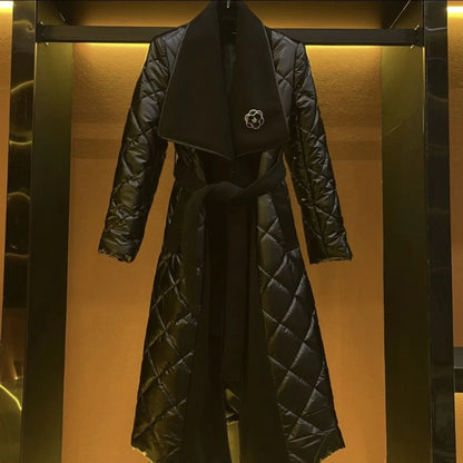 New large collar slim fit windbreaker cotton jacket 1024110603