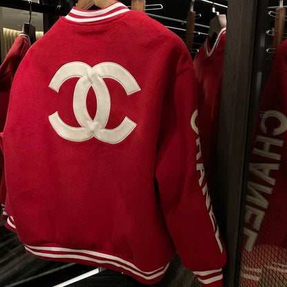 New fashion woolen patchwork leather sleeve jacket 1023121409