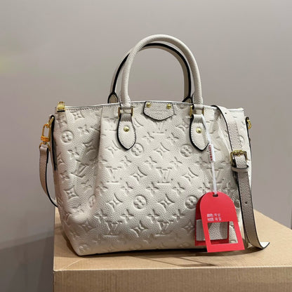 L family embossed flowerpot bag 1824040302