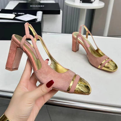 New High Heels Mary Jane Square Toe Sandals  1024031804