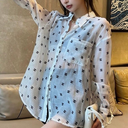 Sunscreen Chiffon Shirt Loose Jacket PD10041319