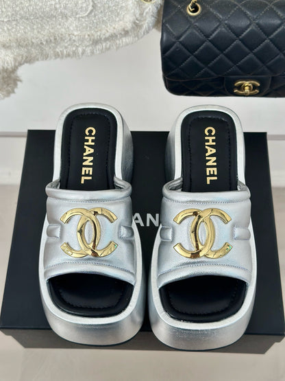 CNL Women Leather Platform Sandal 0724062801